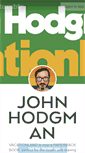 Mobile Screenshot of johnhodgman.com
