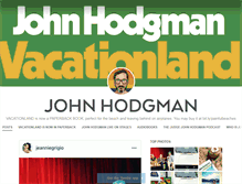 Tablet Screenshot of johnhodgman.com